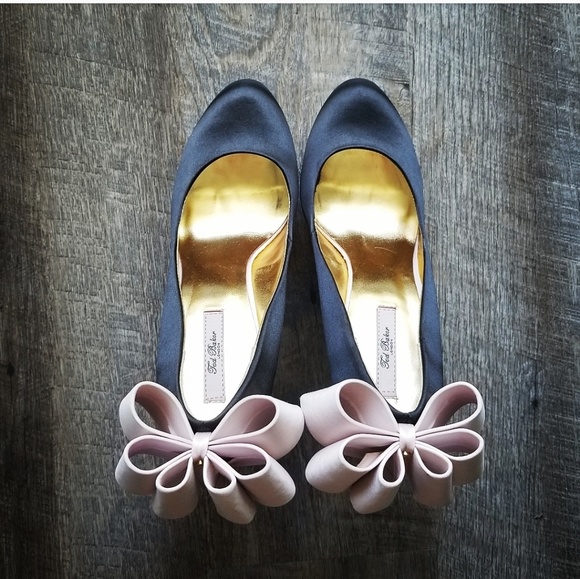 🌟HP🌟TED BAKER OAKER ORIGAMI BOW HEELS - Picture 2 of 8